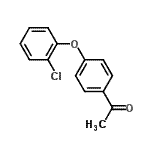 CAS#: 129644-24-2， 1-[4-(2-Chlorophenoxy)Phenyl]Ethanone