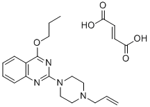 CAS#: 129664-00-2， 2-(4-Allyl-1-piperazinyl)-4-propoxyquinazoline fumarate