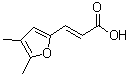 CAS 登录号：129800-02-8， (2E)-3-(4,5-二甲基-2-呋喃基)丙烯酸