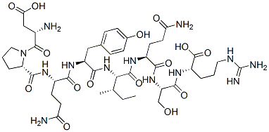 CAS#: 130007-44-2， N2-(N-(N2-(N-(N-(N2-(1-L-alpha-Aspartyl-L-prolyl)-L-glutaminyl)-L-tyrosyl)-L-isoleucyl)-L-glutaminyl)-L-seryl)-L-arginine