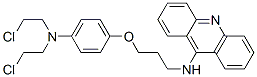 CAS#: 130031-46-8， N-[3-[4-[Bis(2-Chloroethyl)Amino]Phenoxy]Propyl]Acridin-9-Amine