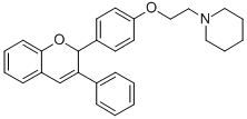CAS#: 130064-18-5， 1-[2-[4-(3-Phenyl-2H-Chromen-2-Yl)Phenoxy]Ethyl]Piperidine