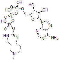 CAS#: 130096-08-1， [(2R,3S,4R,5R)-5-(6-Aminopurin-9-Yl)-3,4-Dihydroxyoxolan-2-Yl]Methyl [[(N'-(3-Dimethylaminopropyl)-N-Ethylcarbamimidoyl)Oxy-Hydroxyphosphoryl]Oxy-Hydroxyphosphoryl] Hydrogen Phosphate