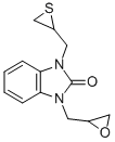 CAS#: 130100-08-2， 1-(Oxiran-2-Ylmethyl)-3-(Thiiran-2-Ylmethyl)Benzimidazol-2-One