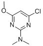 structure of CAS# 13012-26-5, N-(4-Chloro-6-Methoxy-2-Pyrimidinyl)-N,N-Dimethylamine;4-Chloro-6-Methoxy-N,N-Dimethyl-Pyrimidin-2-Amine;4-Chloro-6-Methoxy-N,N-Dimethyl-2-Pyrimidinamine;(4-Chloro-6-Methoxy-Pyrimidin-2-Yl)-Dimethyl-Amine