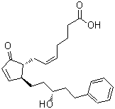CAS#: 130209-80-2， (5Z)-7-{(1R,2S)-2-[(3R)-3-Hydroxy-5-Phenylpentyl]-5-Oxo-3-Cyclopenten-1-Yl}-5-Heptenoic Acid