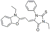CAS#: 13033-91-5， 3-Ethyl-5-[(3-Ethylbenzoxazol-2(3H)-Ylidene)Ethylidene]-1-Phenyl-2-Thioxoimidazolidin-4-One