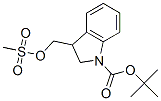 CAS#: 130469-60-2， Tert-Butyl 3-(Methylsulfonyloxymethyl)-2,3-Dihydroindole-1-Carboxylate
