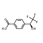 CAS#: 130534-97-3， 4-[(1S)-2,2,2-Trifluoro-1-Hydroxyethyl]Benzoic Acid
