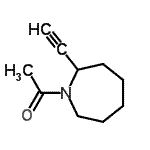 CAS#: 130609-75-5， 1-(2-Ethynyl-1-Azepanyl)Ethanone