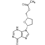 CAS#: 130676-58-3， [(2S,5R)-5-(6-Oxo-3,6-Dihydro-9H-Purin-9-Yl)Tetrahydro-2-Furanyl]Methyl Acetate
