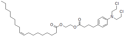 CAS#: 130676-88-9， 2-[4-[4-[Bis(2-Chloroethyl)Amino]Phenyl]Butanoyloxy]Ethyl (Z)-Octadec-9-Enoate