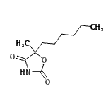 CAS#: 130689-75-7， 5-Hexyl-5-Methyl-1,3-Oxazolidine-2,4-Dione