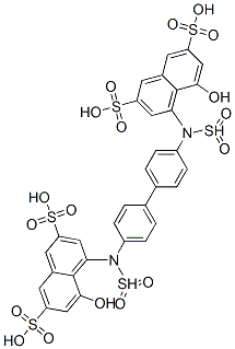 CAS#: 130798-64-0， 4-Hydroxy-5-[[4-[4-[(8-Hydroxy-3,6-Disulfonaphthalen-1-Yl)Sulfamoyl]Phenyl]Phenyl]Sulfonylamino]Naphthalene-2,7-Disulfonic Acid