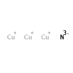 structure of CAS# 1308-80-1, Tricuprous Nitrogen(-3) Anion