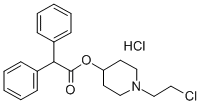 CAS#: 130817-71-9， [1-(2-Chloroethyl)Piperidin-4-Yl] 2,2-Di(Phenyl)Acetate
