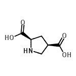 CAS#: 130830-78-3， (2R,4R)-2,4-Pyrrolidinedicarboxylic Acid