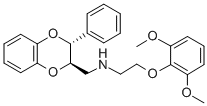 CAS#: 130905-04-3， 2-(2,6-Dimethoxyphenoxy)-N-[[(2R,3R)-3-Phenyl-2,3-Dihydro-1,4-Benzodioxin-2-Yl]Methyl]Ethanamine