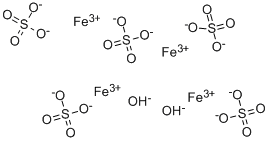 structure of CAS# 1310-45-8, Ferric Subsulfate;Tetraferric Dihydroxide Pentasulfate;Ferric Subsulfate [Solution]