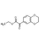 structure of CAS# 131030-47-2, Ethyl 2,3-Dihydro-1,4-Benzodioxin-6-Yl(Oxo)Acetate;Ethyl 3,4-ethylenedioxybenzoylformate;Ethyl-3,4-ethylenedioxybenzoylformate;MFCD06201701