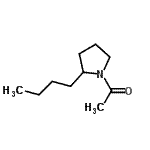 CAS#: 131119-50-1， 1-(2-Butyl-1-Pyrrolidinyl)Ethanone