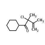 CAS#: 131353-06-5， 2-Chloro-1-Cyclohexyl-2,3-Dimethyl-3-Buten-1-One