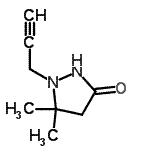 CAS#: 131391-07-6， 5,5-Dimethyl-1-(2-Propyn-1-Yl)-3-Pyrazolidinone