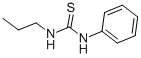 结构式 CAS# 13140-47-1, N-苯基-N'-丙基-硫脲