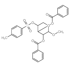 CAS#: 13143-92-5， Methyl 2-O,3-O-Dibenzoyl-4-O-(p-Tolylsulfonyl)-beta-L-Arabinopyranoside