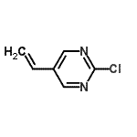 structure of CAS# 131467-06-6, 2-Chloro-5-Vinylpyrimidine;2-chloro-5-ethenylpyrimidine