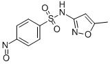 structure of CAS# 131549-85-4, 4-Nitrososulfamethoxazole;N-(5-Methylisoxazol-3-Yl)-4-Nitroso-Benzenesulfonamide;N-(5-Methyl-3-Isoxazolyl)-4-Nitrosobenzenesulfonamide;N-(5-Methyl-1,2-Oxazol-3-Yl)-4-Nitroso-Benzenesulfonamide