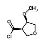 CAS#: 131601-96-2， (3R,4R)-4-Methoxytetrahydro-3-Furancarbonyl Chloride