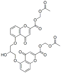 CAS#: 131619-07-3， Acetyloxymethyl 5-[3-[2-(Acetyloxymethoxycarbonyl)-4-Oxochromen-5-Yl]Oxy-2-Hydroxypropoxy]-4-Oxochromene-2-Carboxylate