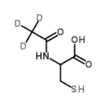 CAS#: 131685-11-5， N-(<Sup>2</Sup>H<Sub>3</Sub>)Ethanoylcysteine