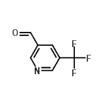 structure of CAS# 131747-67-6, 5-(Trifluoromethyl)Nicotinaldehyde;5-(Trifluoromethyl)pyridine-3-carbaldehyde
