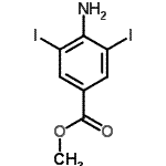 CAS#: 131755-87-8， Methyl 4-Amino-3,5-Diiodobenzoate