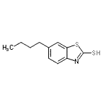 CAS#: 131785-57-4， 6-Butyl-1,3-Benzothiazole-2(3H)-Thione