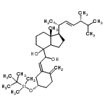 CAS#: 131852-63-6， (3S,5Z,8xi,14xi,22E)-3-{[Dimethyl(2-Methyl-2-Propanyl)Silyl]Oxy}-9,10-Secoergosta-5,10,22-Triene-7,8-Diol