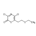 CAS#: 131882-07-0， 3,5-Dichloro-6-(2-Ethoxyethyl)-2H-1,4-Oxazin-2-One