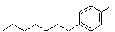 结构式 CAS# 131894-91-2, 1-庚基-4-碘苯