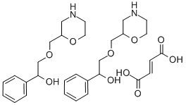 CAS#: 131962-59-9， 1-Phenyl-2-((morpholin-2-yl)methoxy)ethanol fumarate (2:1)