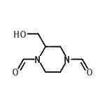 CAS#: 131965-78-1， 2-(Hydroxymethyl)-1,4-Piperazinedicarbaldehyde