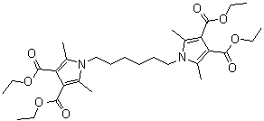 CAS#: 131970-79-1， Tetraethyl 1,1'-(1,6-Hexanediyl)Bis(2,5-Dimethyl-1H-Pyrrole-3,4-Dicarboxylate)