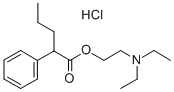 CAS#: 132-45-6， 2-Diethylaminoethyl 2-Phenylpentanoate Hydrochloride