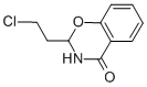 structure of CAS# 132-89-8, 2-(2-Chloroethyl)-2,3-Dihydro-1,3-Benzoxazin-4-One;Valtorin;2-(.Beta.-Chloroethyl)-2,3-Dihydro-4-Oxo(Benzo-1,3-Oxazine);4-Oxo-2-(.Beta.-Chloroethyl)-2,3-Dihydrobenzo-1,3-Oxazine