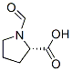 structure of CAS# 13200-83-4, 1-Formyl-L-Proline;1-Formyl-2-Pyrrolidinecarboxylic Acid;1-Formylproline;1-Methanoylpyrrolidine-2-Carboxylic Acid
