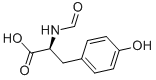 structure of CAS# 13200-86-7, N-Formyl-L-Tyrosine;2-Formamido-3-(4-Hydroxyphenyl)Propionic Acid;Nciopen2_004082;N-Formyl-4-Hydroxyphenylalanine