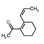 CAS#: 132079-96-0， 1-{2-[(1Z)-1-Propen-1-Yl]-1-Cyclohexen-1-Yl}Ethanone