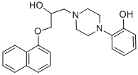 CAS#: 132194-30-0， 2-[4-(2-Hydroxy-3-Naphthalen-1-Yloxypropyl)Piperazin-1-Yl]Phenol