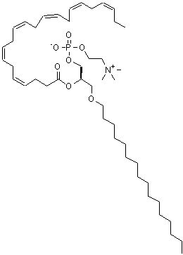CAS#: 132213-85-5， (2R)-2-[(4Z,7Z,10Z,13Z,16Z,19Z)-4,7,10,13,16,19-Docosahexaenoyloxy]-3-(Hexadecyloxy)Propyl 2-(Trimethylammonio)Ethyl Phosphate